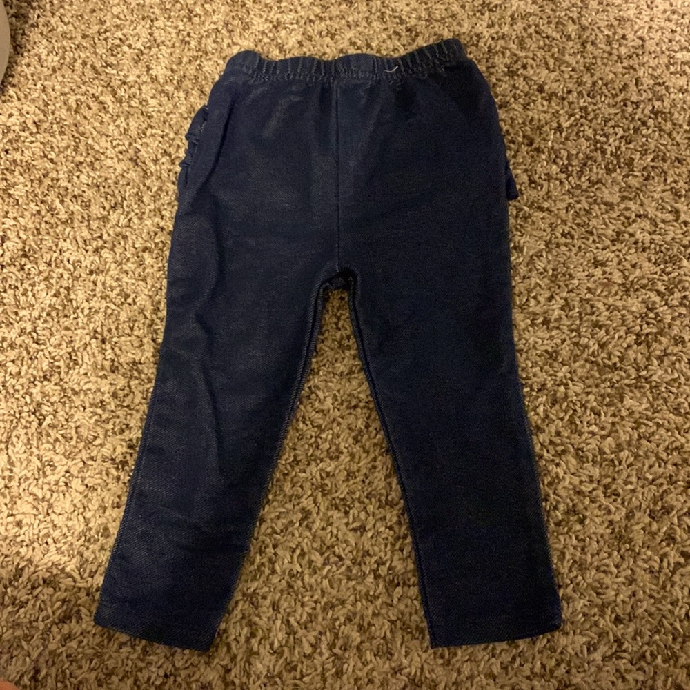 Garanimals Jean colored leggings with truffled butt 18 months
